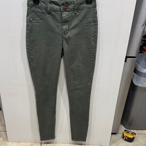 Maurices High-Rise Olive Pants